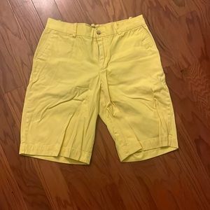 Yellow Polo Shorts